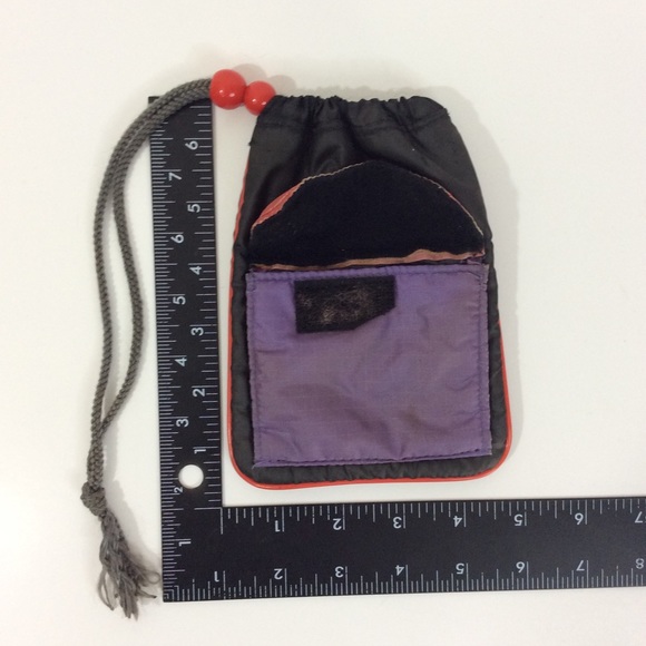 Vintage Le Click Grey Red Purple Mini Camera Bag - Picture 5 of 7